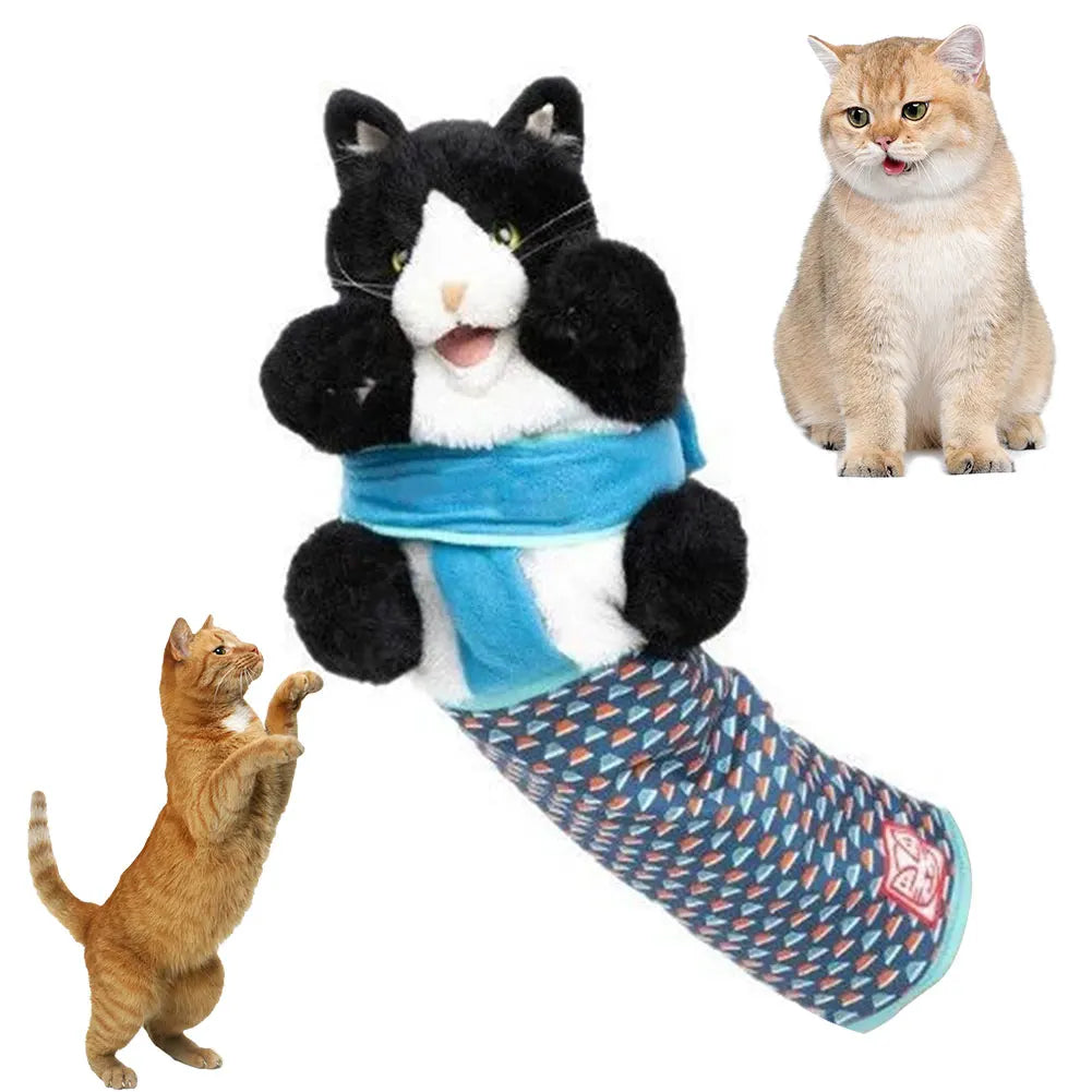 Cats Puppet Wrestler Hand Puppet Plush Toy Safe Indoor Play