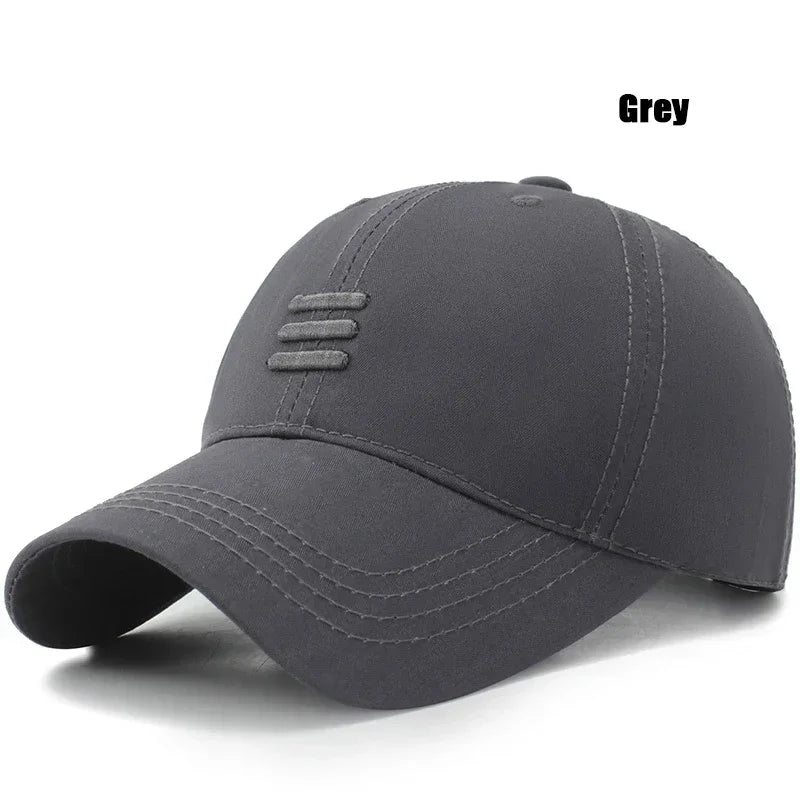 Unisex Cotton Snapback Baseball Cap Four Colors Casual Outdoor Dad Hat