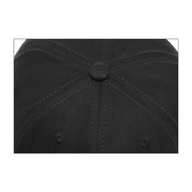 Unisex Cotton Snapback Baseball Cap Four Colors Casual Outdoor Dad Hat