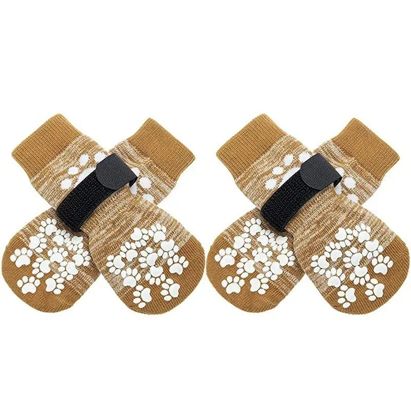 Non Slip Dog Socks Large Waterproof Silicone Grip For Senior Dogs Indoor Walking