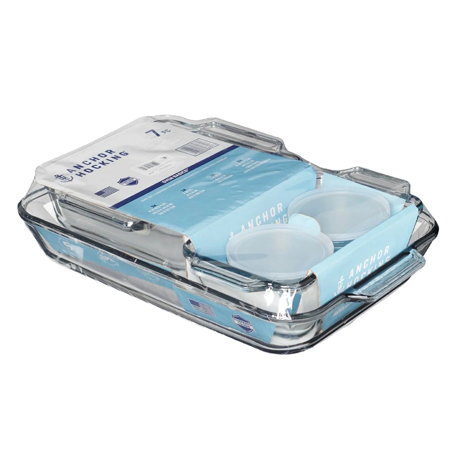 Glass Baking Dish Set 7 Piece Glass Bakeware Set