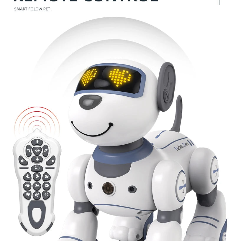 Kelaton RC Robot Dog Toy With Voice Command Programmable Touch Sensor Music