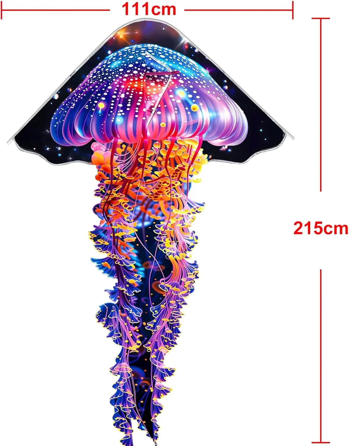 Octopus Kite for Beginners and Adults Easy to Fly Diamond Shape Outdoor Fun