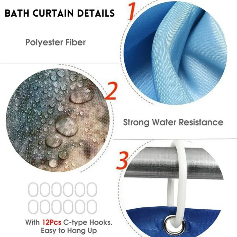 Four Piece Floral Polyester Bathroom Accessory Set Non Slip