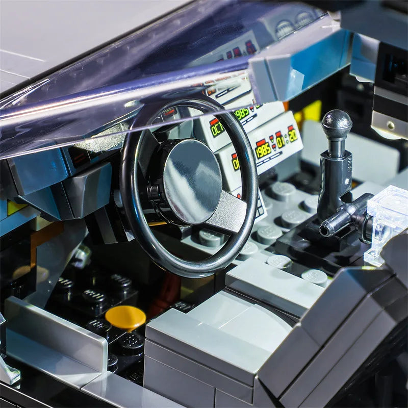 LED Lighting Kit For LEGO 10300 DeLorean Time Machine