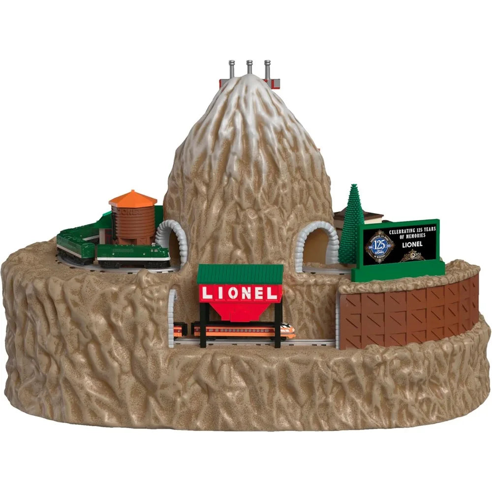 Lionelville Christmas Train Set With Light Sound Motion For Tabletop Decoration