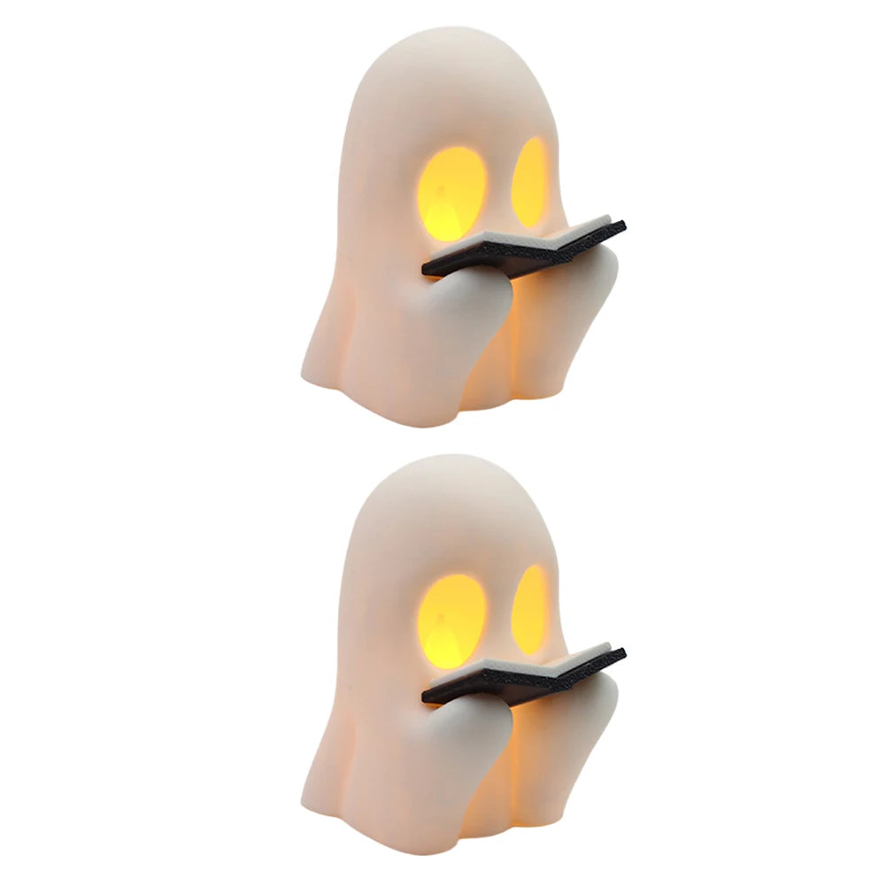 Halloween 3D LED Ghost Night Light Campfire Figurine Decor