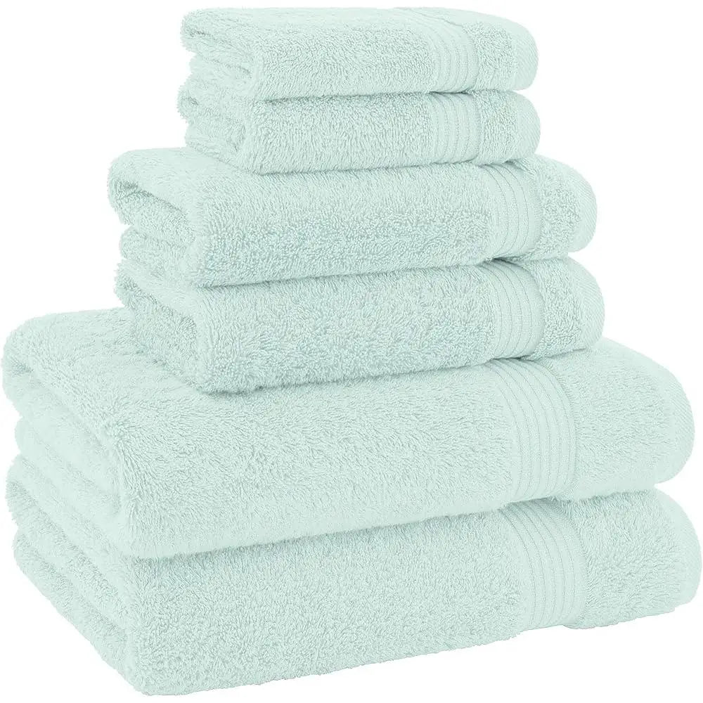 100 Cotton Turkish Towel Set Luxury 6 Piece Towels