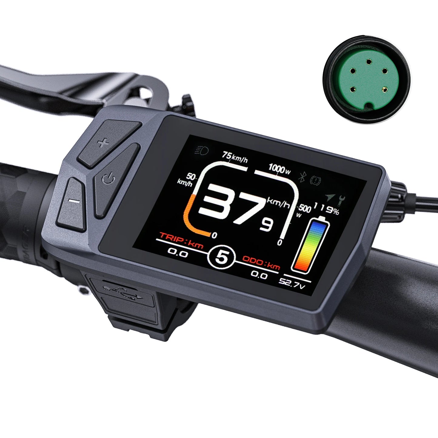 EKD01 Bluetooth Navigation Display 8 Languages For Ebike