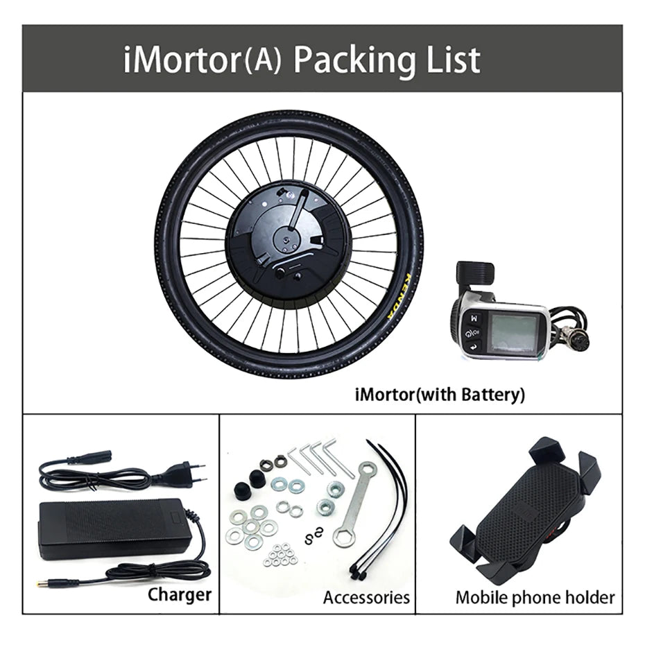 IMotor 3 Mountain Ebike Kit 36V Battery 350W Front Motor