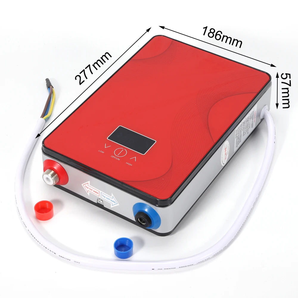 Mini Instant Electric Water Heater Tankless Shower Kit 220V