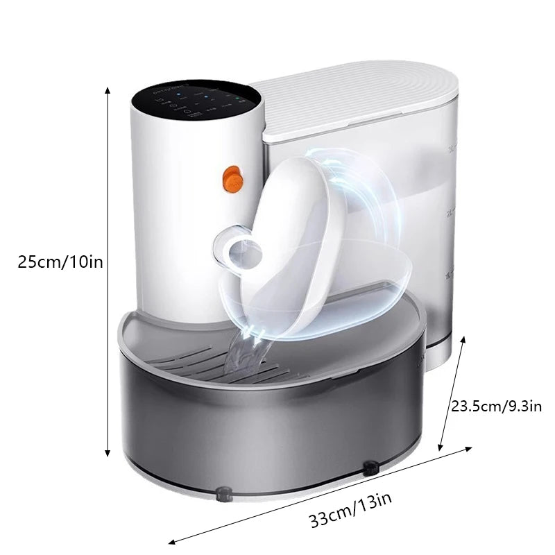 Rechargeable Cat Water Dispenser With Running Water