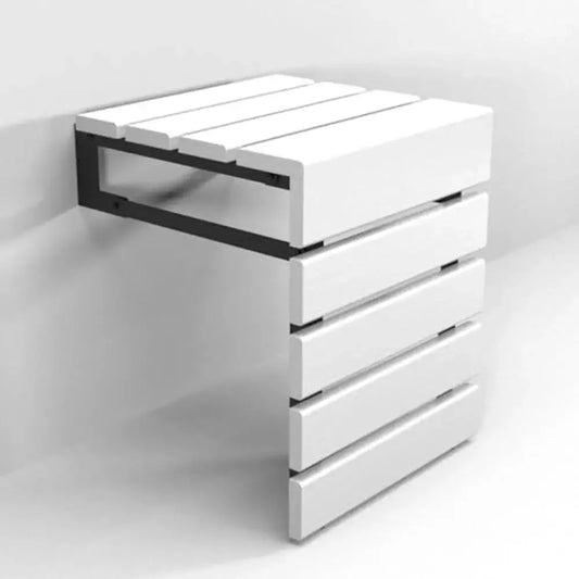 Teak Wood Wall Mounted Foldable Shower Seat 200Kg Capacity
