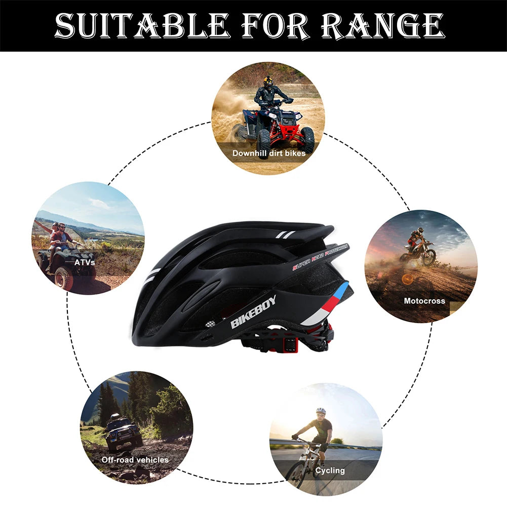 MTB Cycling Helmet for Men and Women Mountain Bike Safety Head Protection Gear