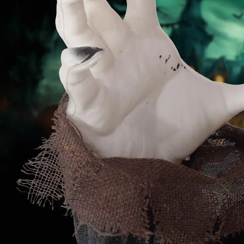 Life Size Outdoor Halloween Zombie Animatronic With Sound