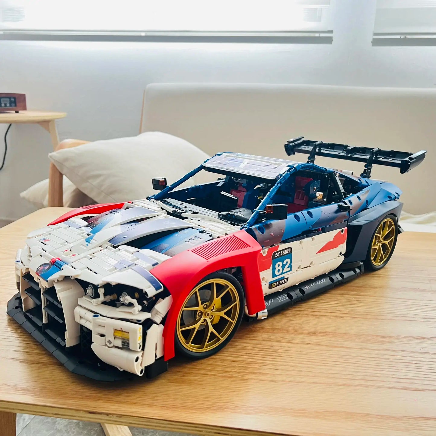 4556 Pcs MOC Technical M4 Supercar Building Blocks Set 1 To 8 Gift For Adults