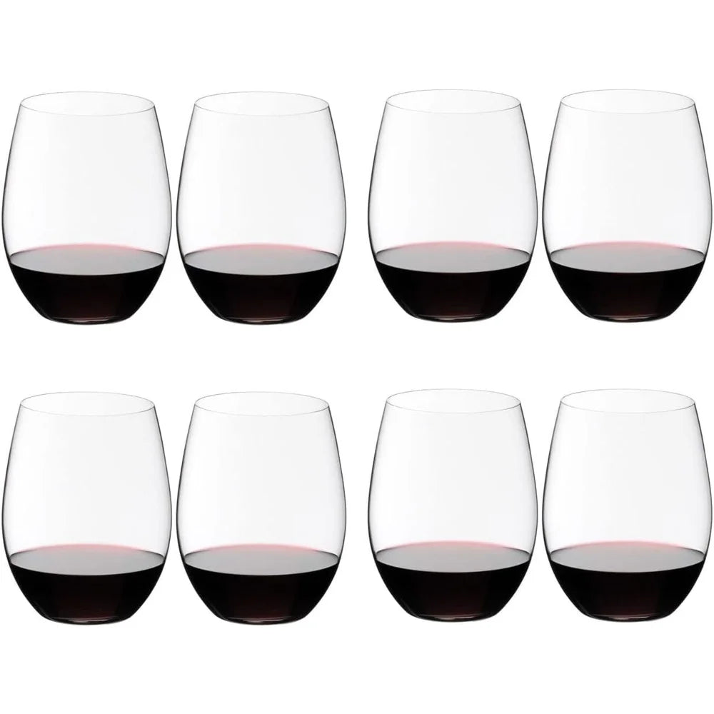 Crystal Wine Glass Set Non Leaded Dishwasher Safe Cabernet