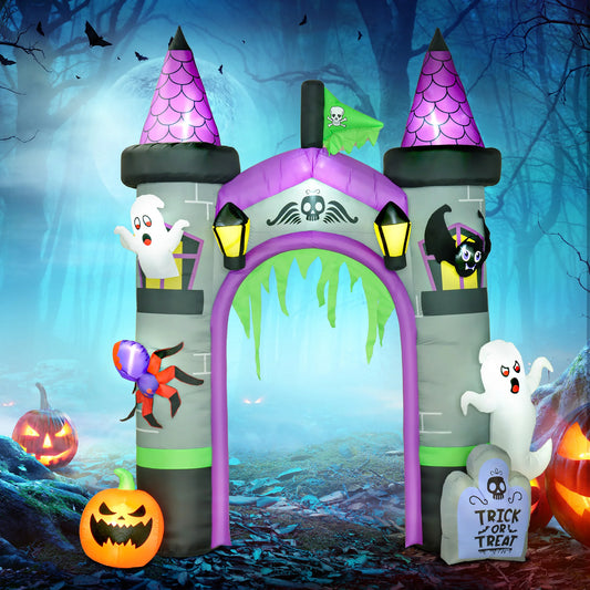 12ft Halloween Inflatable Archway Outdoor LED Yard Display