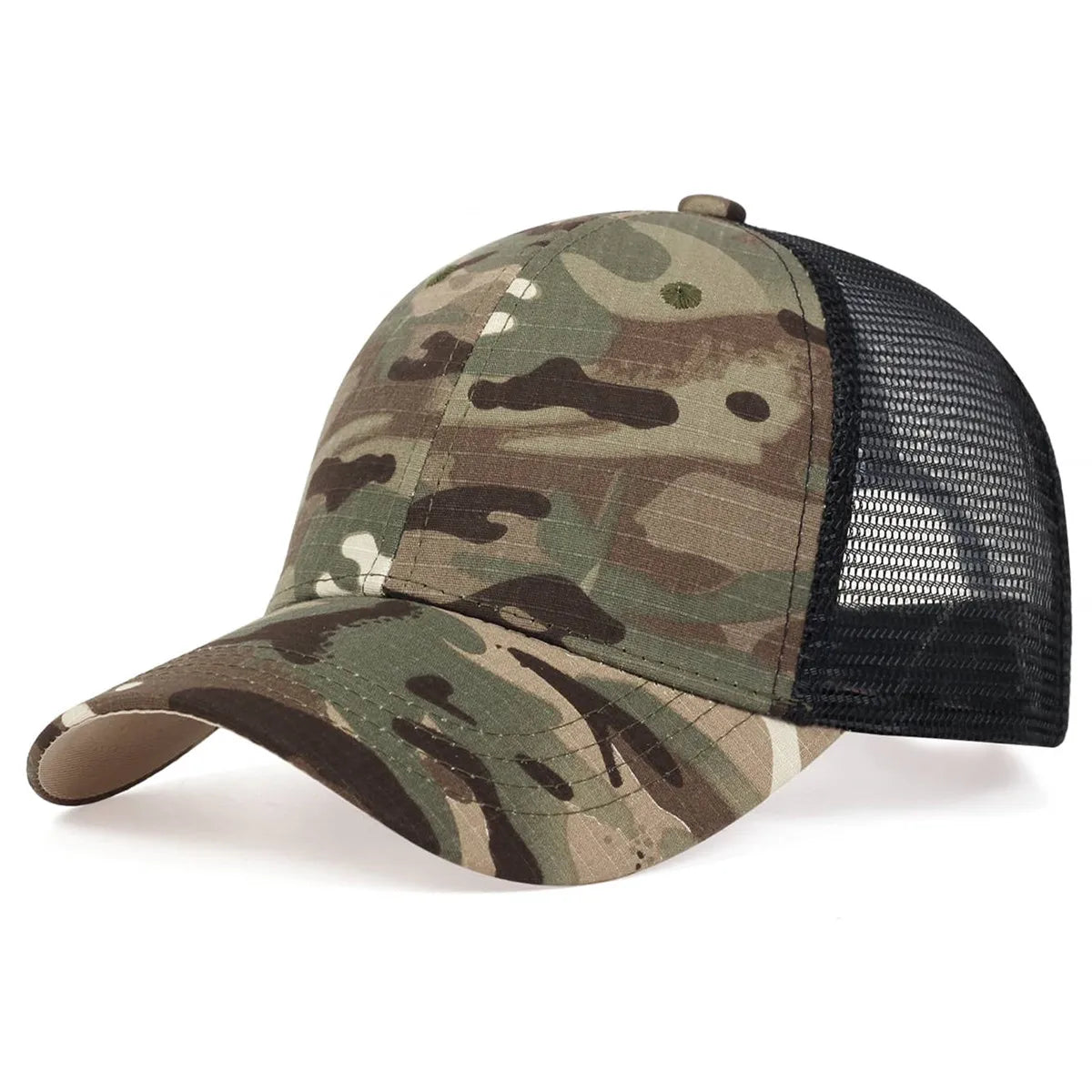 Unisex Polyester Tactical Baseball Cap Snapback Stretchy for Running and Fishing