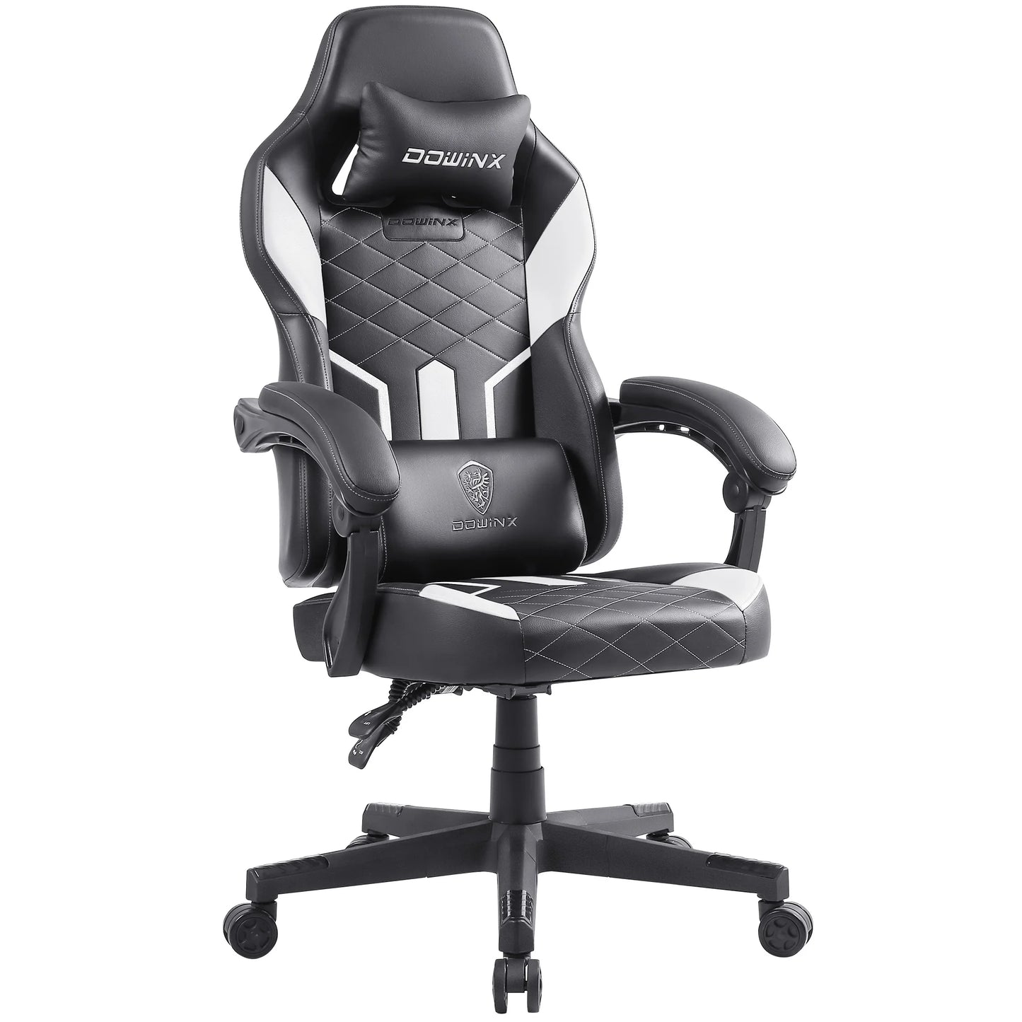 Dowinx Gaming Chair With Pocket Spring Cushion High Back PU Leather 350LBS