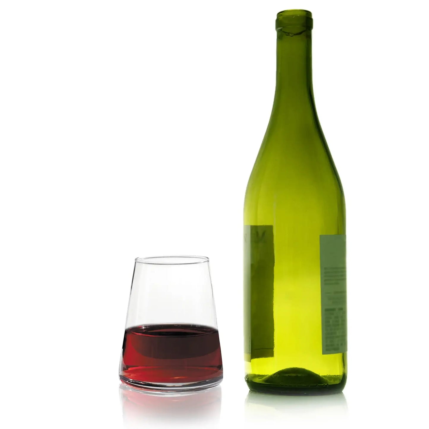 Better Homes Clear Flared Stemless Wine Glass 17 Oz 4 Pack