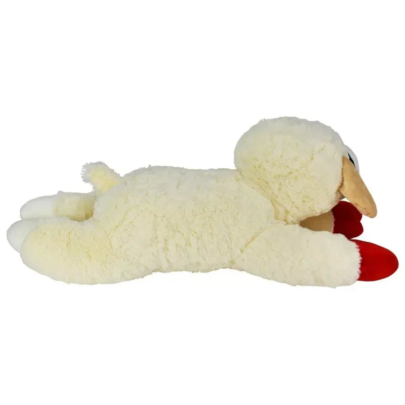 Jumbo Lamb Chop Plush Dog Toy 24 Inch Squeaky Chew Toy