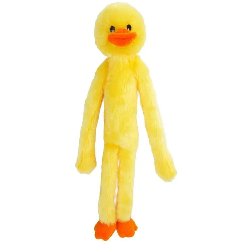 Mini Duck Plush Squeaker Dog Toy 12 Inch Tug Of War