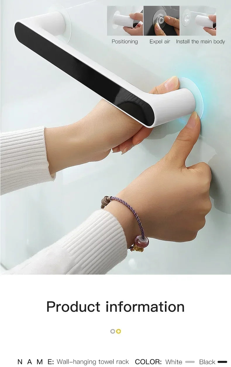 Self Adhesive Wall Mounted Towel Rack Bar Kitchen Organizer