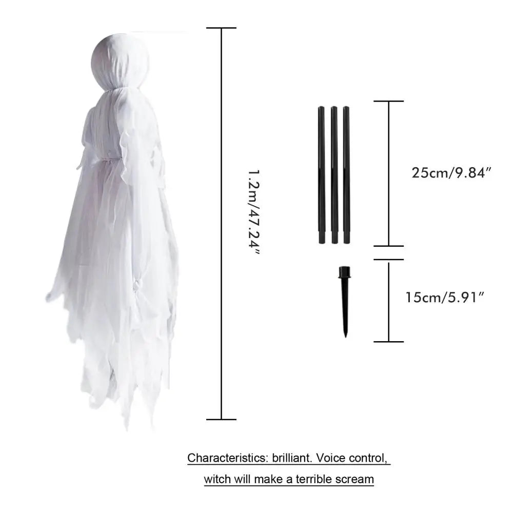 Halloween Scream Witch Outdoor Waterproof LED Lights