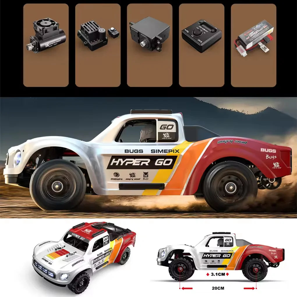 MJX Hyper Go 14211 RC Car 1/14 4WD Brushless Remote Control
