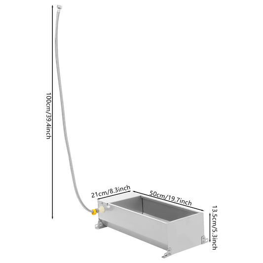7.5L Automatic Self Filling Dog Waterer Tank With Float Valve Large Capacity