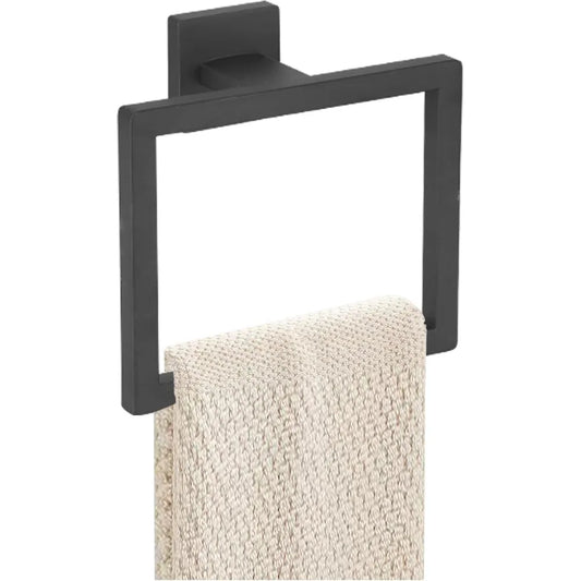 Thickened Stainless Steel Towel Ring Hand Towel Rack Square