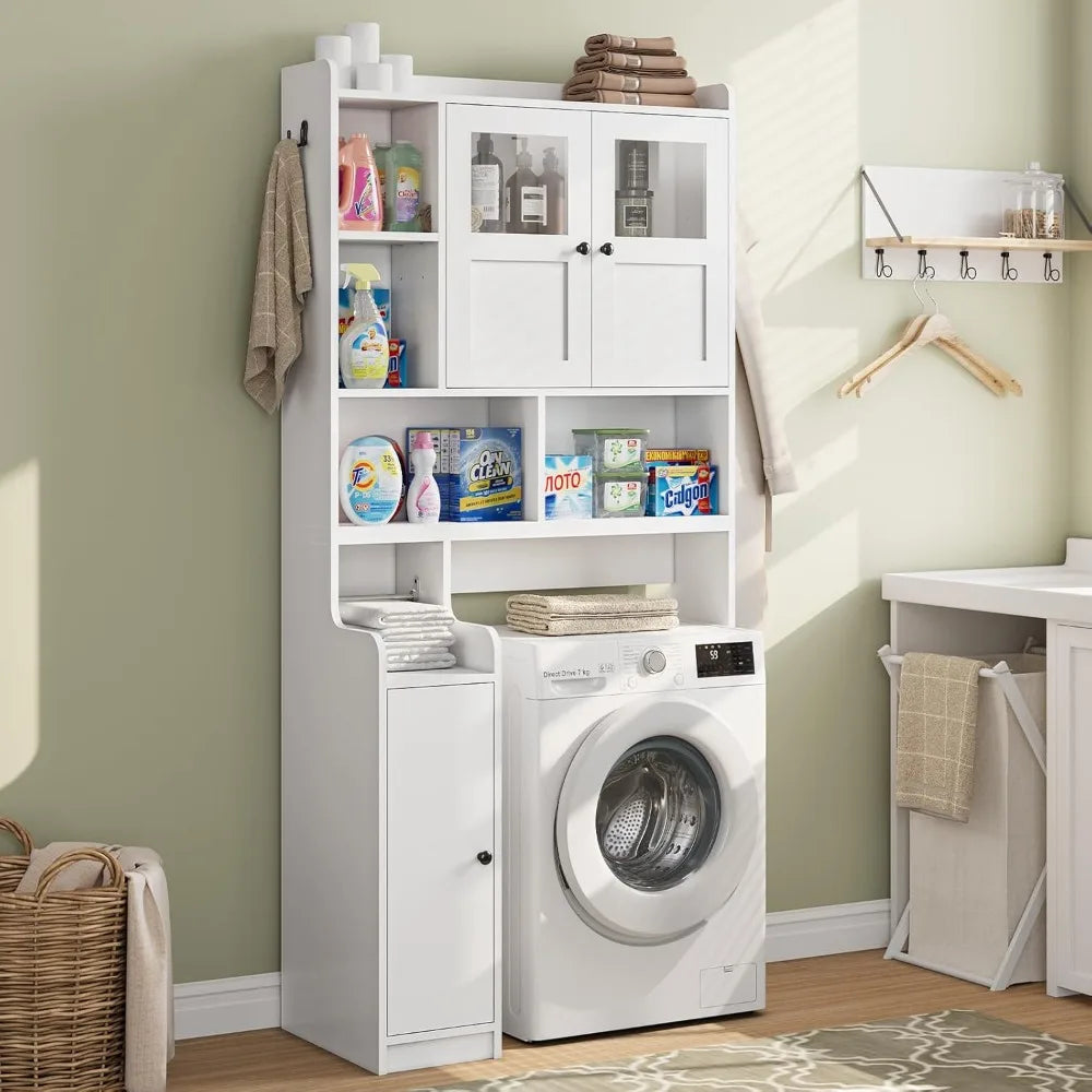 Bathroom Cabinet Over Toilet Glass Doors And Paper Holder
