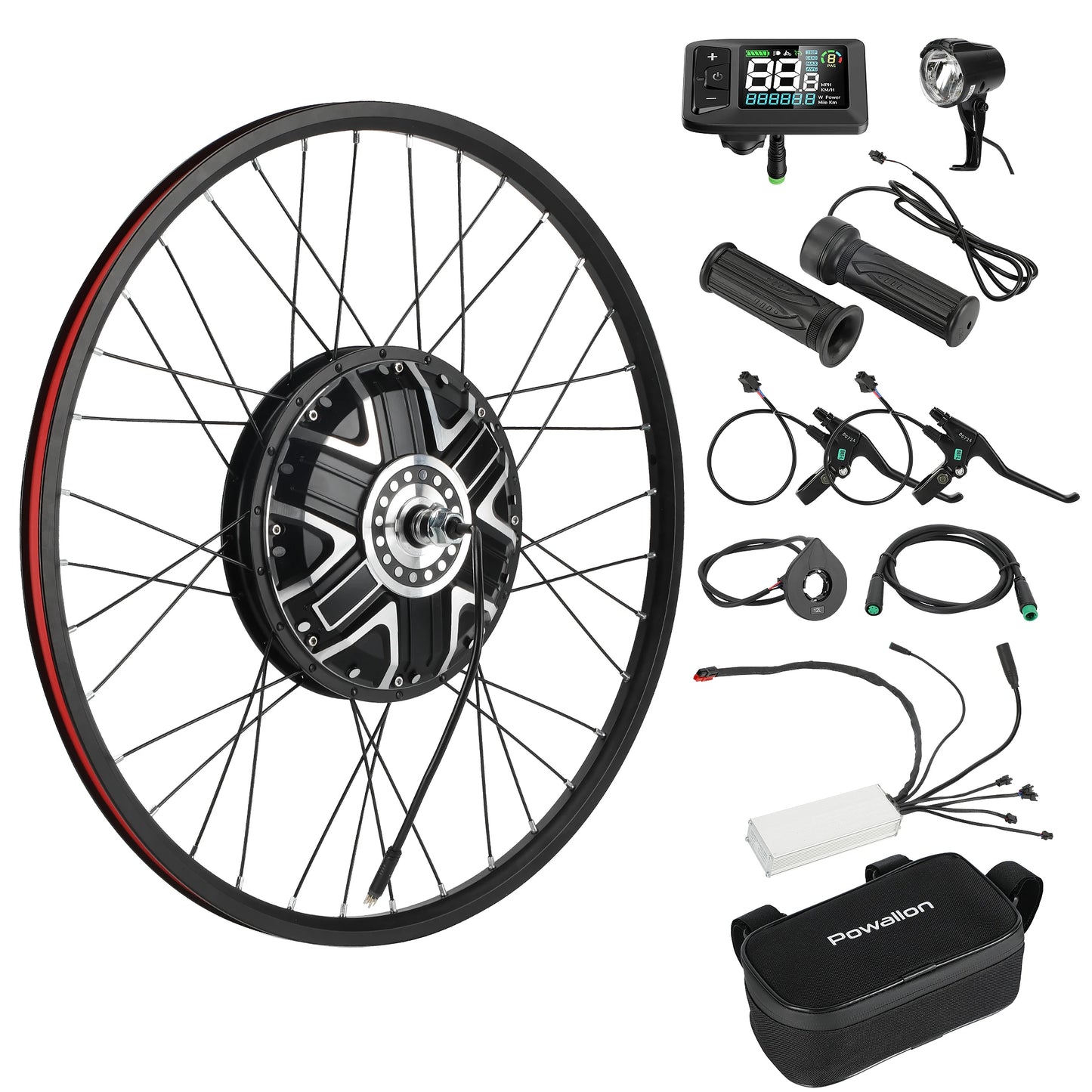 26 Inch Electric Bike Conversion Kit 1000W Hub Motor