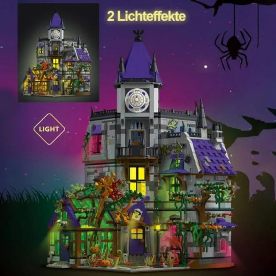 Medieval Castle Haunted House Building Set With LED Lights 4192pcs