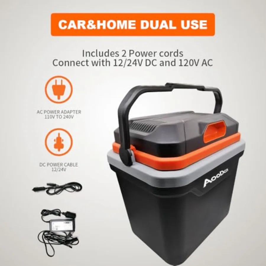 26 Quart Thermoelectric Car Cooler and Warmer 12V DC for Travel and Camping