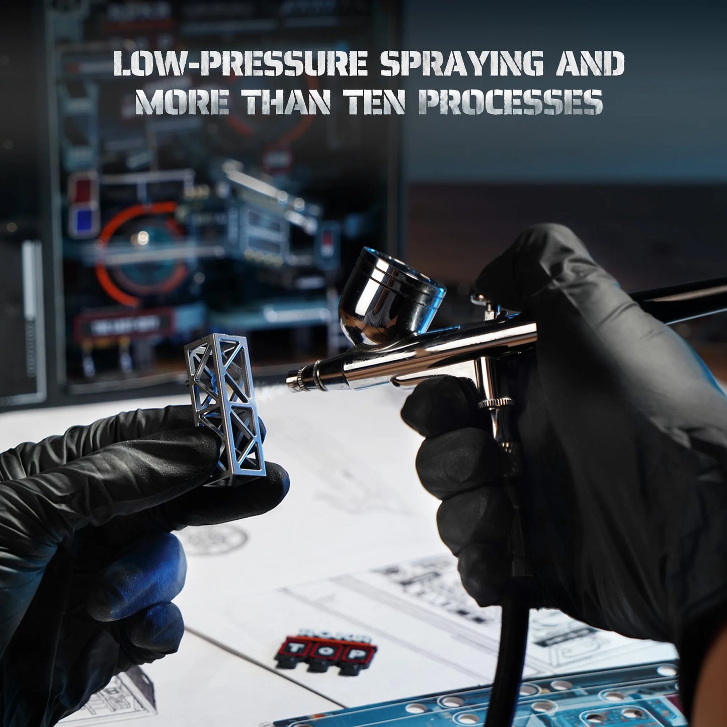 Robotime Rokr The Last City Marble Run 3D Puzzle Model Cyberpunk Gift