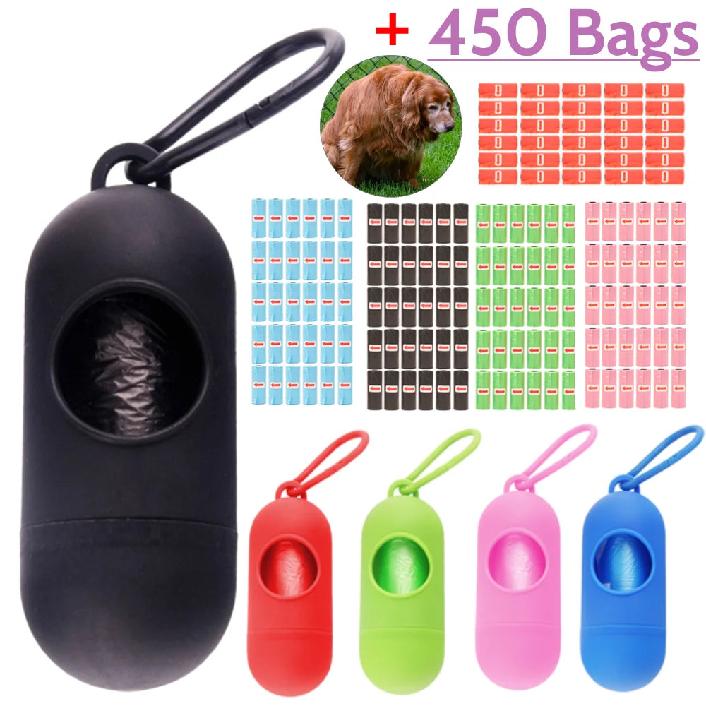 Biodegradable Dog Poop Bags With Dispenser For Pets