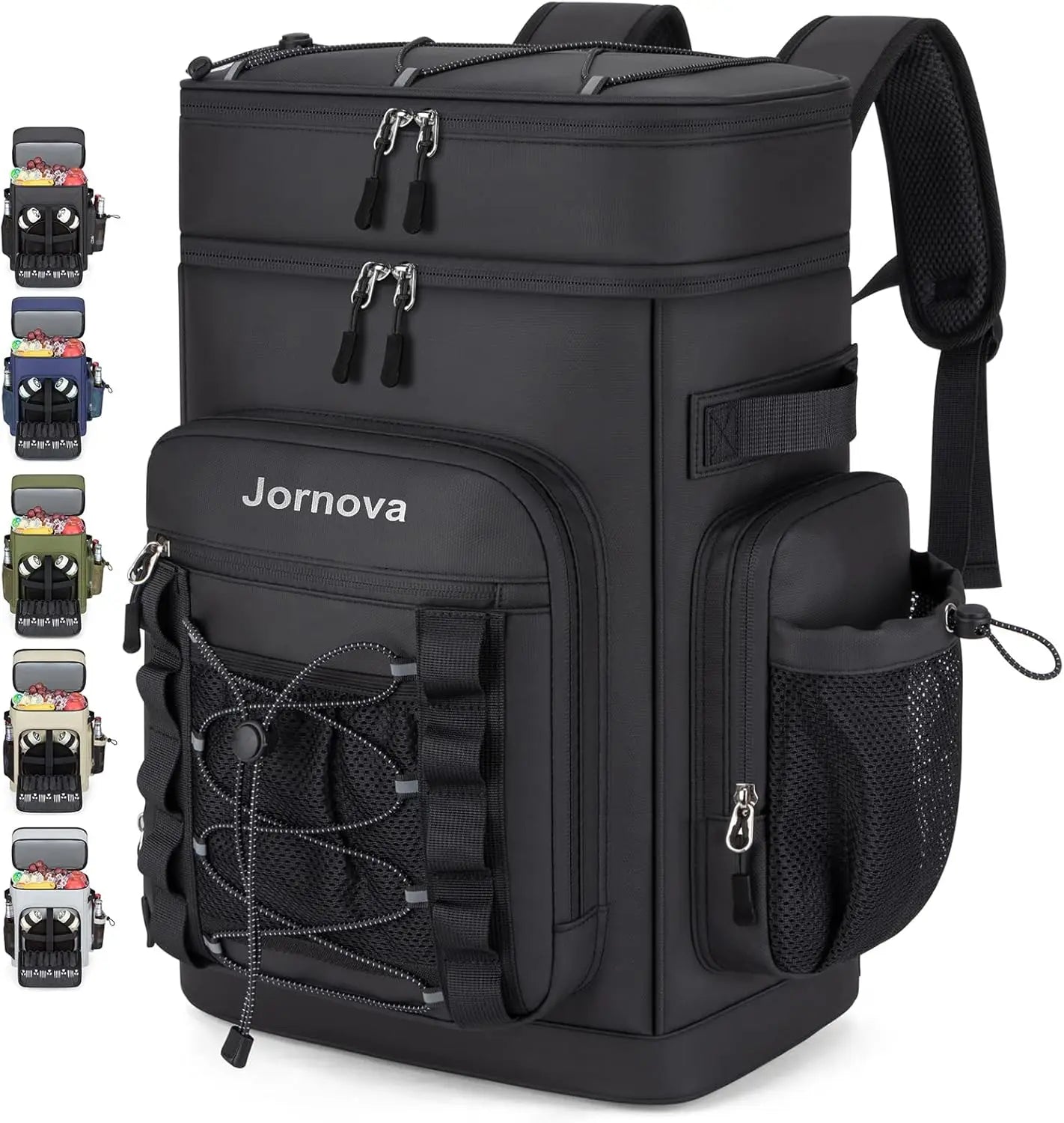 Insulated Cooler Backpack 40L Leakproof Dual Compartments for Camping