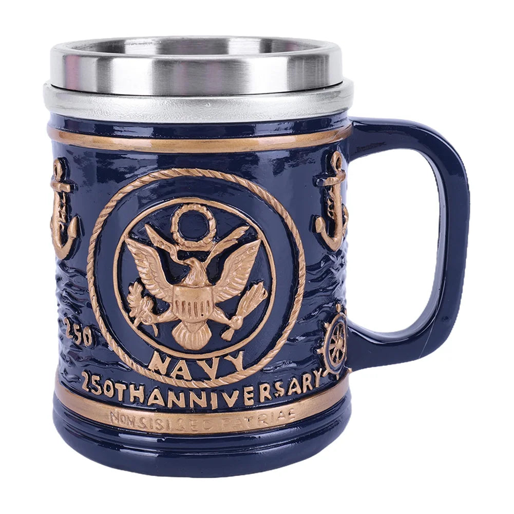 250th Anniversary Veteran Coffee Mug Stainless Steel