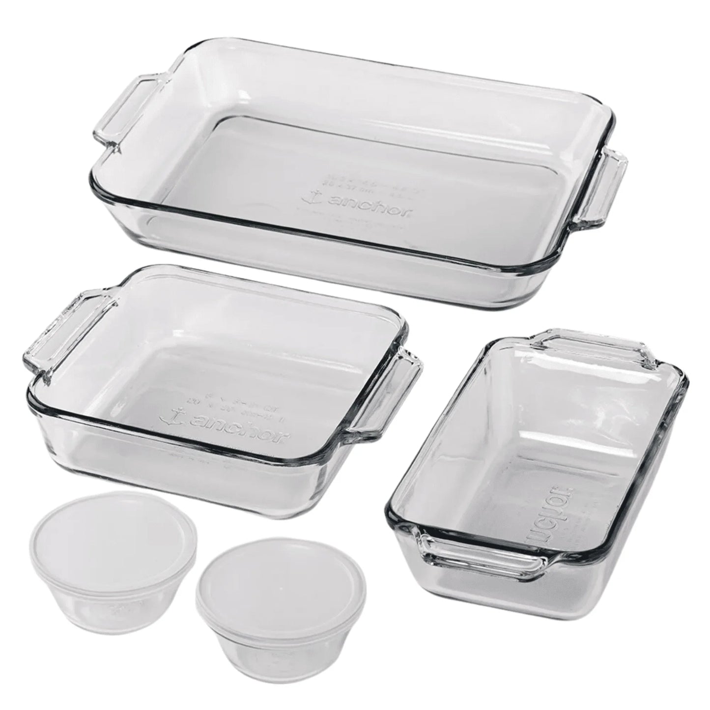 Glass Baking Dish Set 7 Piece Glass Bakeware Set