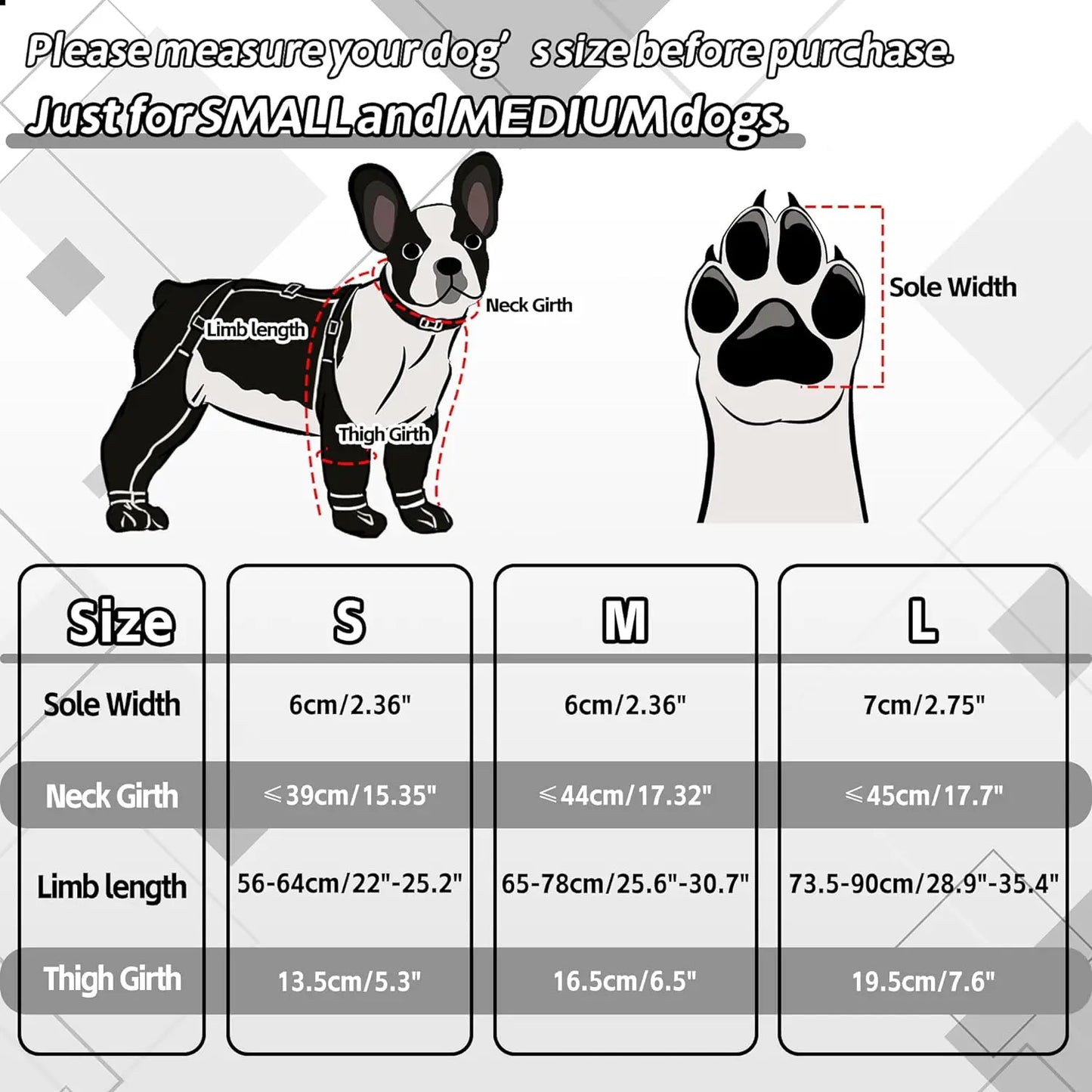 Outdoor Dog Boots With Suspenders Waterproof Paw Protectors For Small Large Dogs