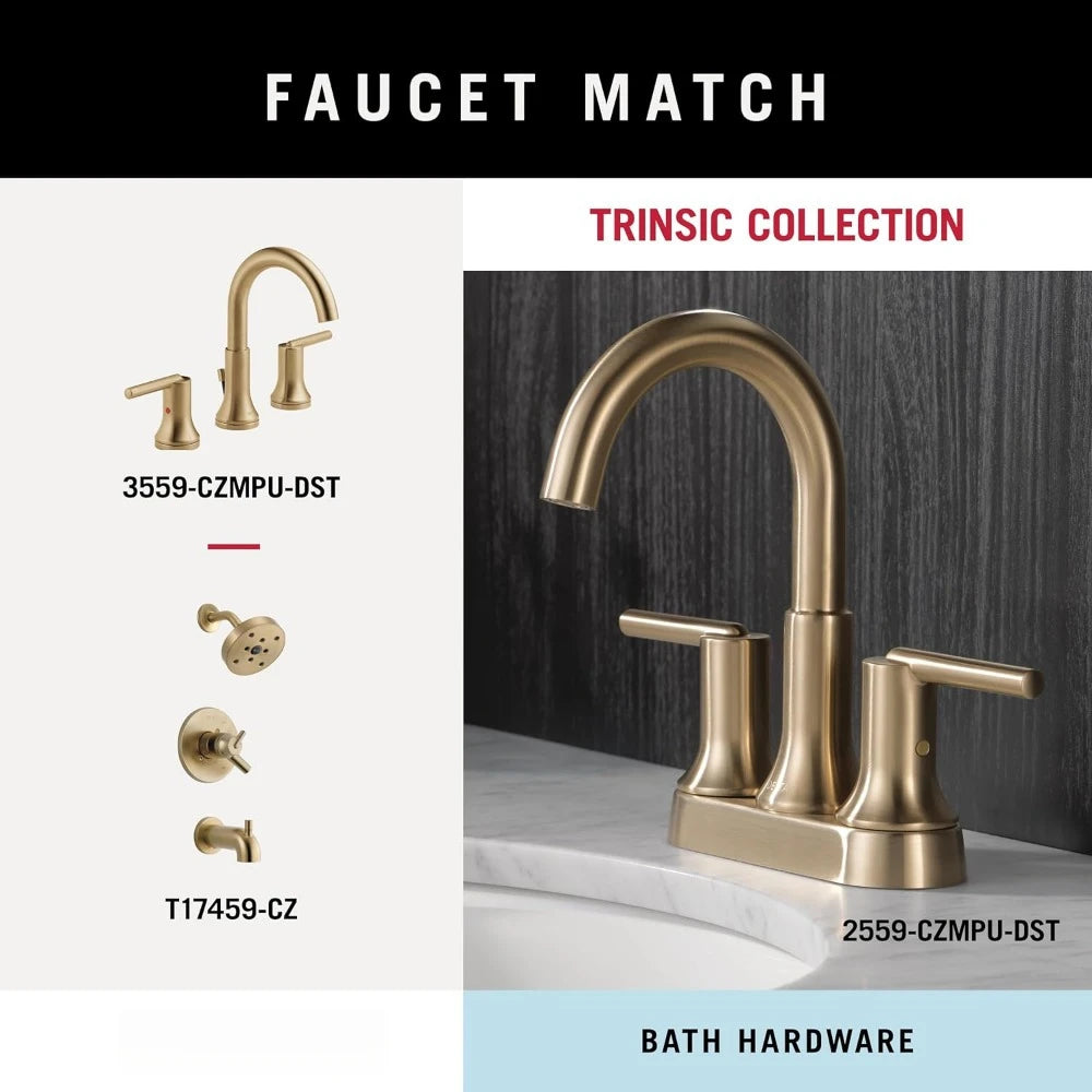 Hand Towel Holder Champagne Bronze Bathroom Wall Rack