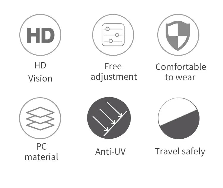 Motorcycle Glasses Windproof Leather Retro Sunglasses Universal Folding Frames