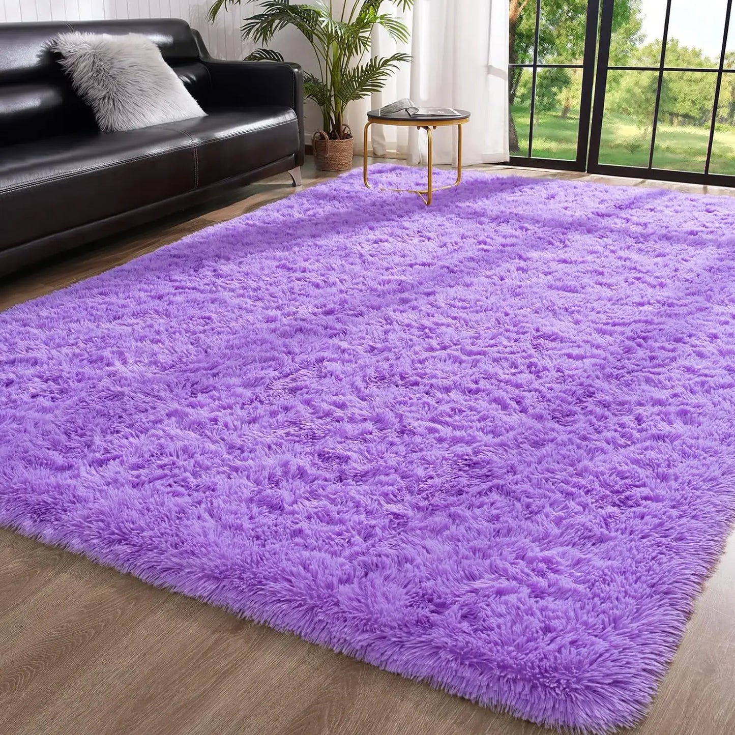 Fluffy Rugs for Bedroom Fuzzy Area Rugs for Living Room Soft Kids Carpet Non Slip for Hardwood Floors Room Decor