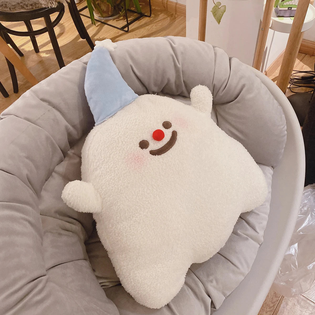 Adorable Plush Pumpkin Pillow Stuffed Animal Toy Soft Thanksgiving Plushie for Children and Adults Halloween Decoration