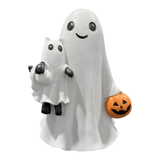 Halloween 3D LED Ghost Night Light Campfire Figurine Decor