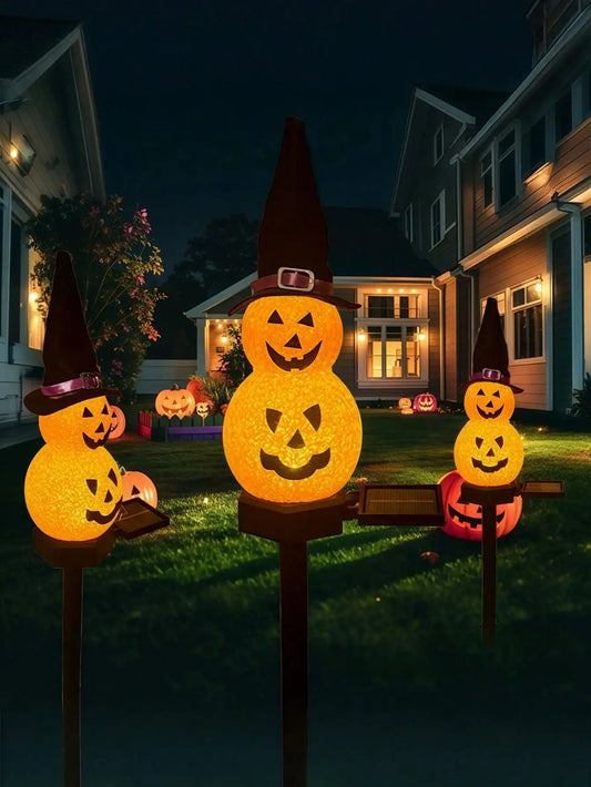 Halloween Pumpkin Solar Lawn Light Decorative Outdoor Garden