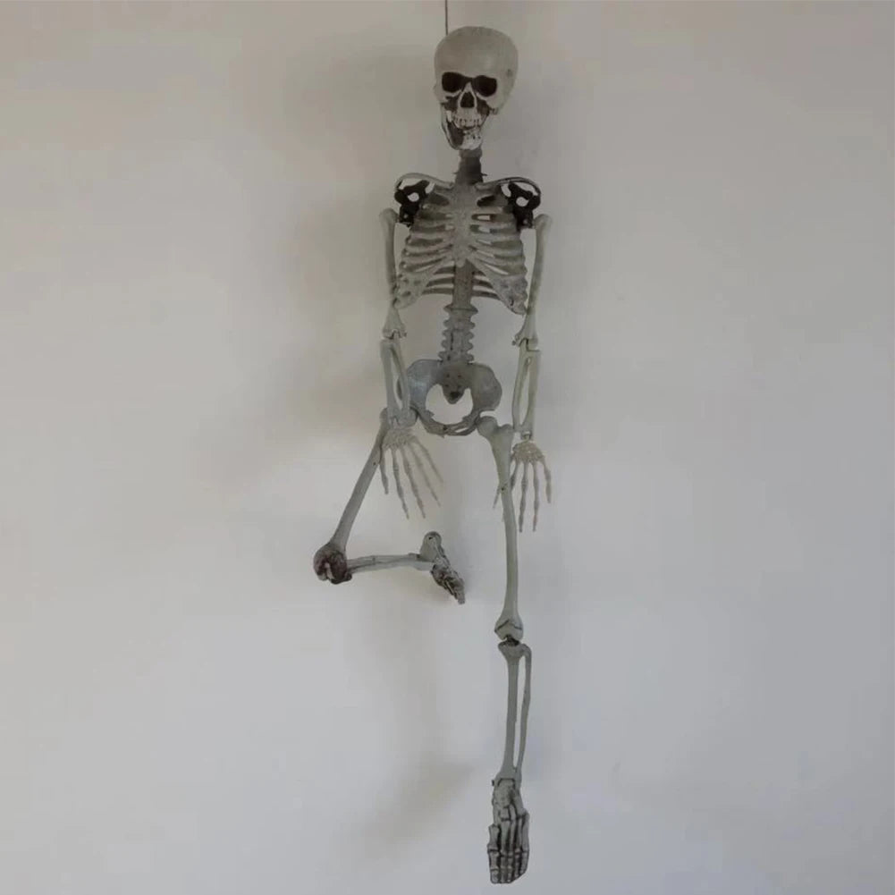 Halloween Skeleton Statue With Movable Joints Ornament