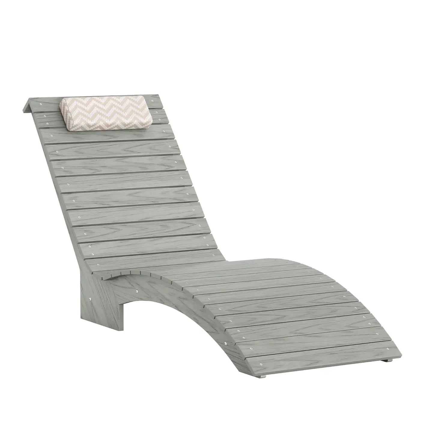 Set Of 2 Outdoor Pool Lounge Chairs Long Tanning Sunbeds